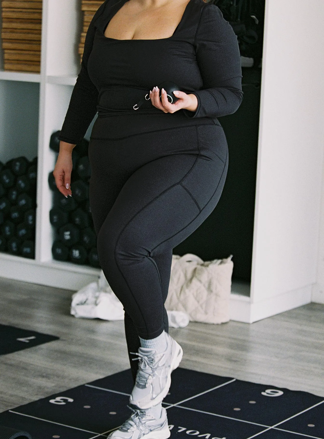 Achieve Activewear Leggings Black Curve