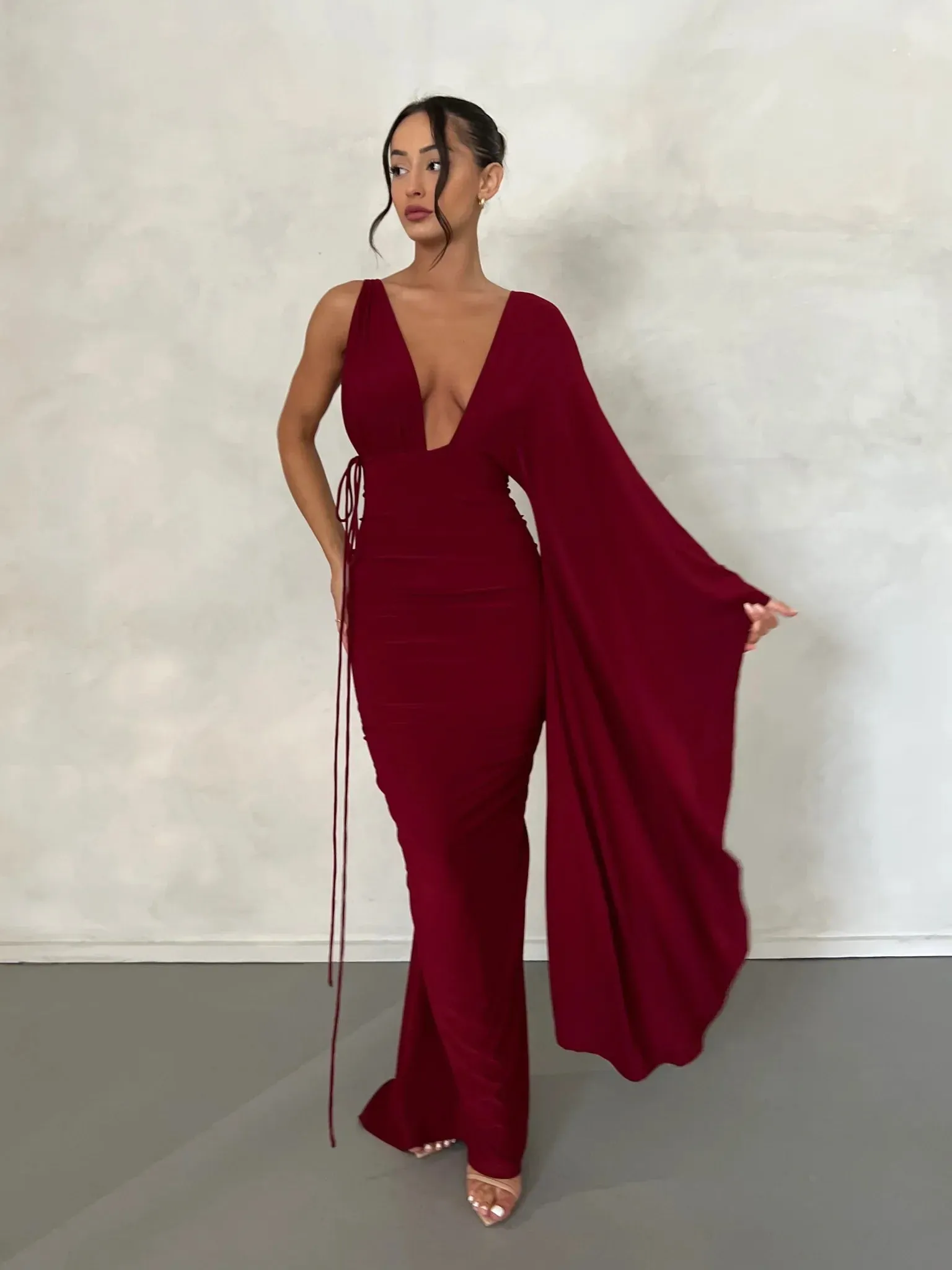 Athena Gown - Wine