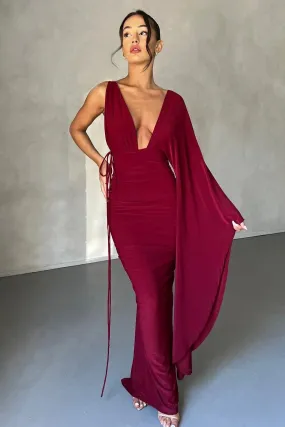 Athena Gown - Wine