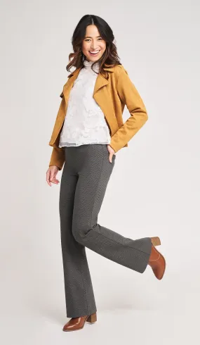 Boot-Cut | Two-Pocket Dress Pant Yoga Pants (Ash Lombard)