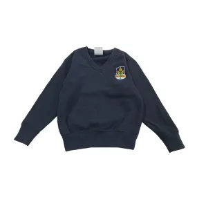 *Broomhill Primary Navy V-neck Sweatshirt