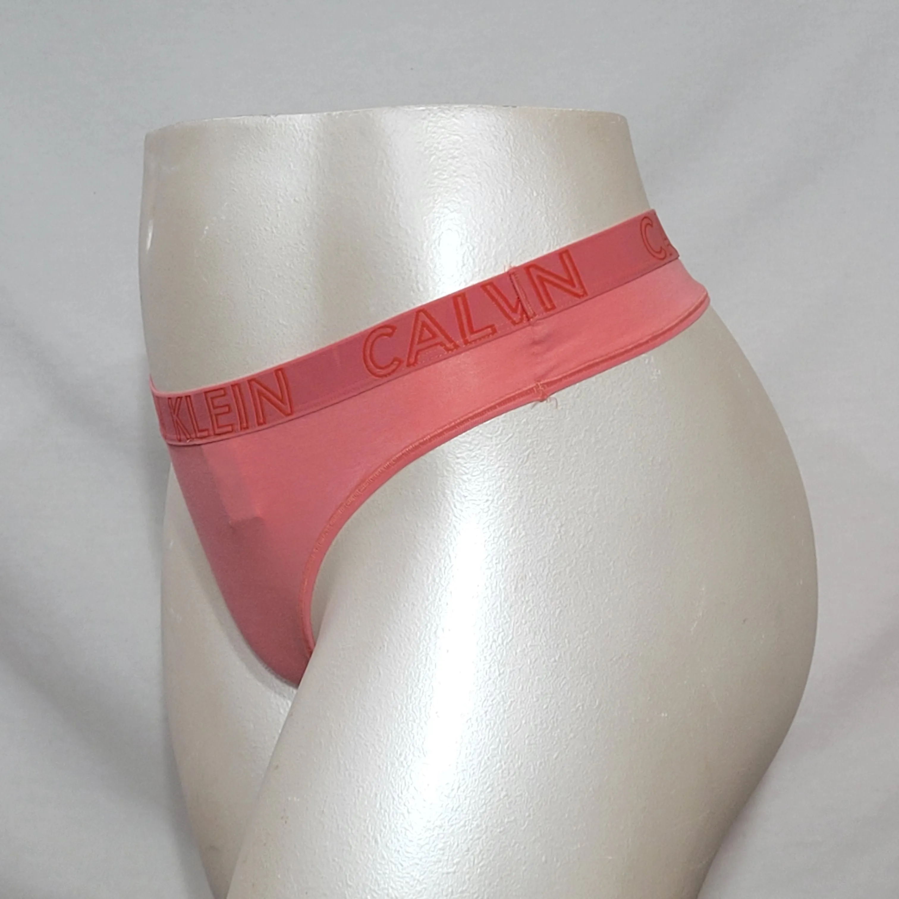 Calvin Klein QD3636 CK Ultimate Cotton Thong SMALL Orange NWT