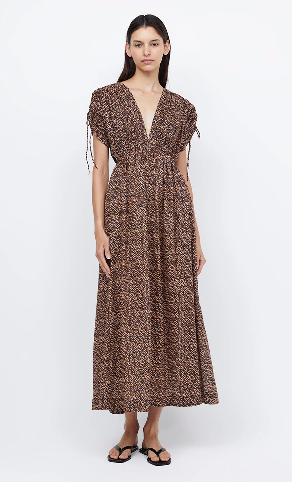 CAPRI V MAXI DRESS - BELLA DONNA