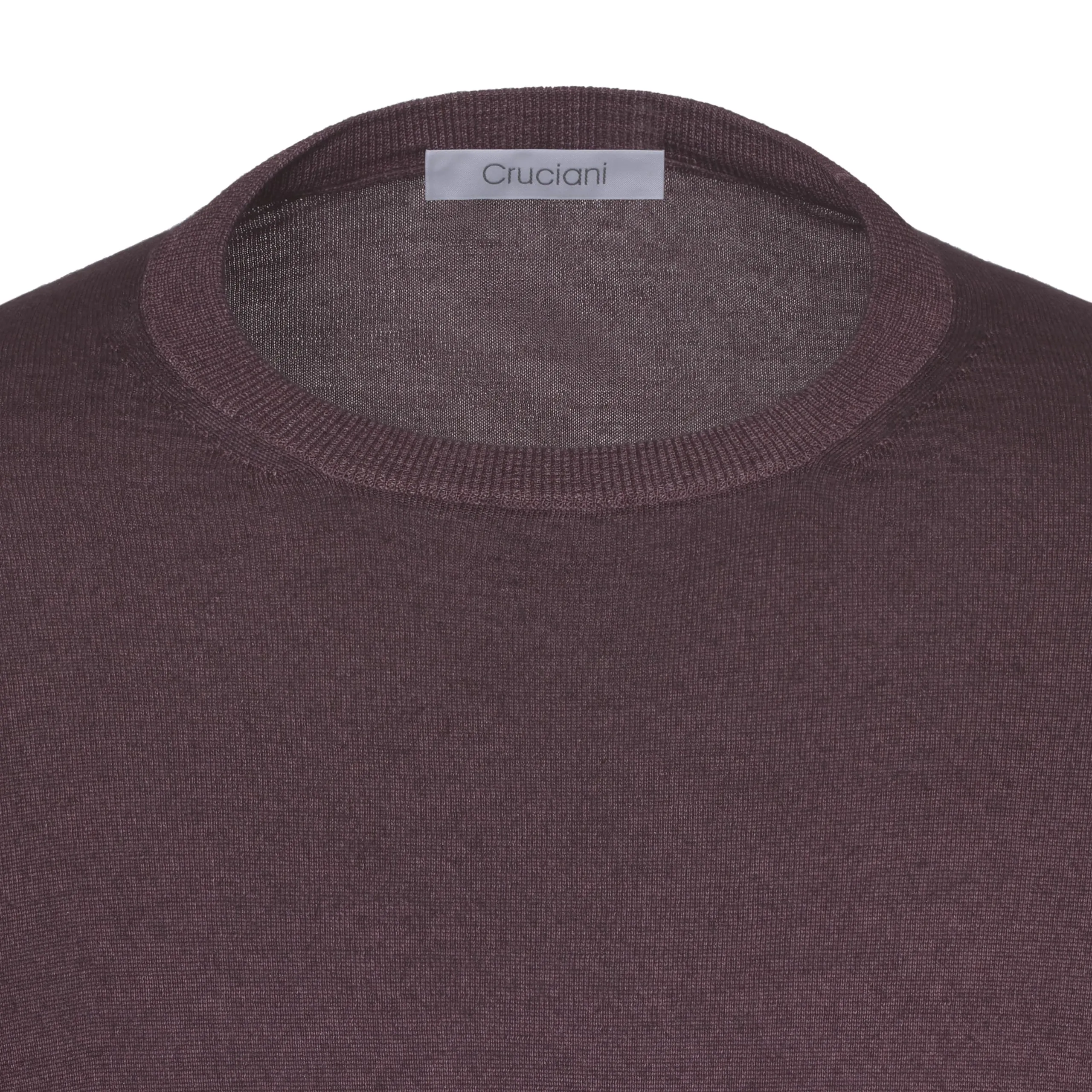 Cashmere and Silk Crew-Neck Sweater in Piermont Stone Red