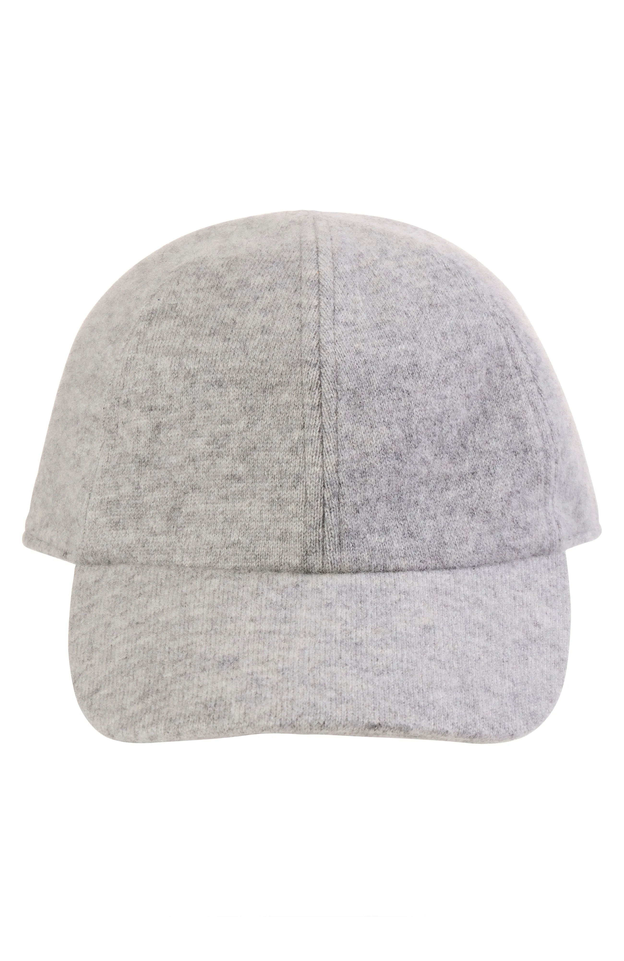 CASHMERE KNIT BASEBALL CAP