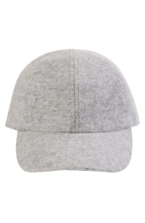 CASHMERE KNIT BASEBALL CAP