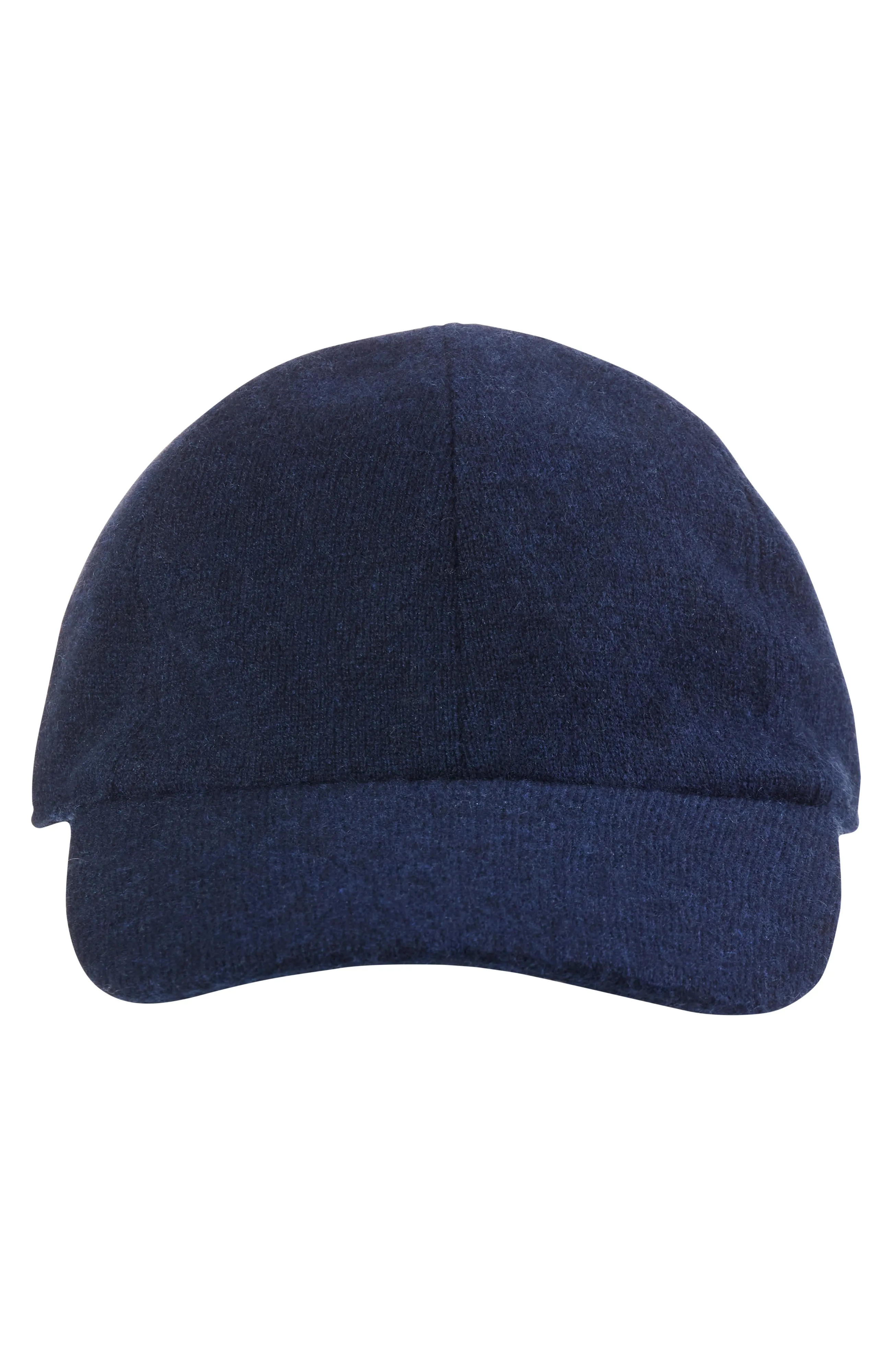 CASHMERE KNIT BASEBALL CAP