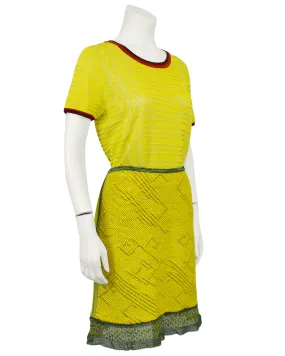 Chartreuse Knit Ensemble