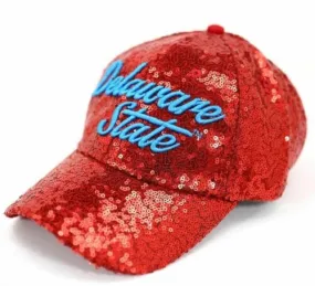 Delaware State University Sequins Cap