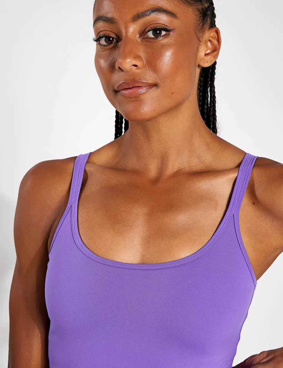 Gemma Scoop Tank - Retro Violet