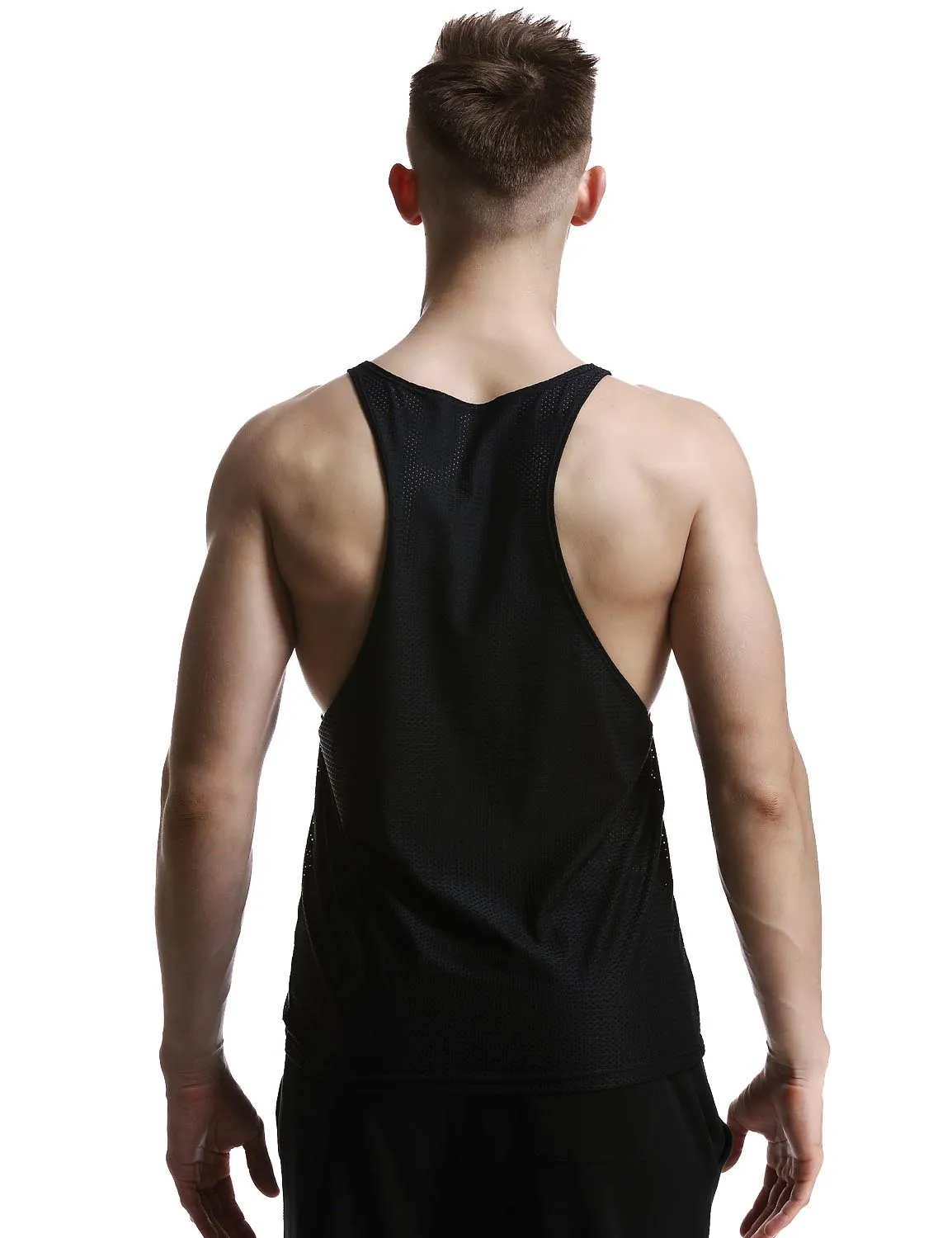 Gym Mesh Tank Tops Fitness Sleeveless Shirts 60701