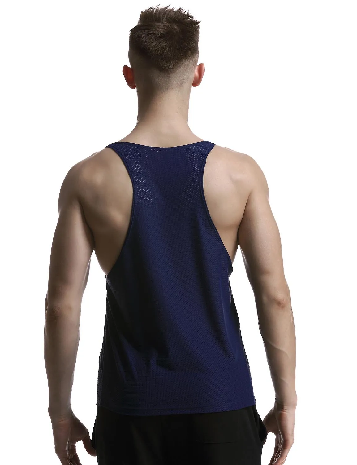 Gym Mesh Tank Tops Fitness Sleeveless Shirts 60701