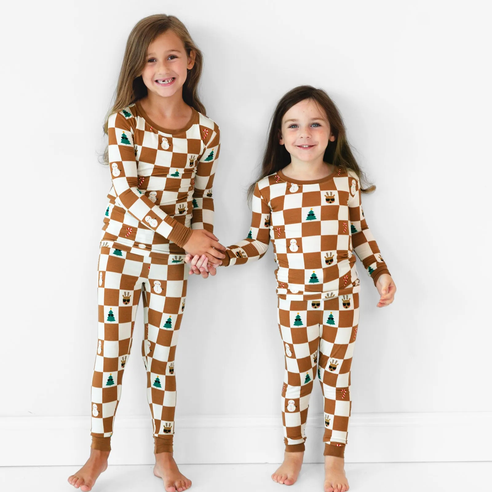 Holiday Checks Two-Piece Pajama Set