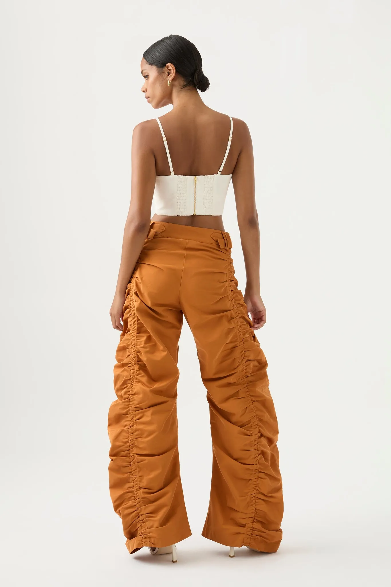 Kiara Ruched Drawstring Pant