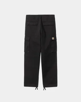 Regular Cargo Pant - Garment Dyed Twill | Black