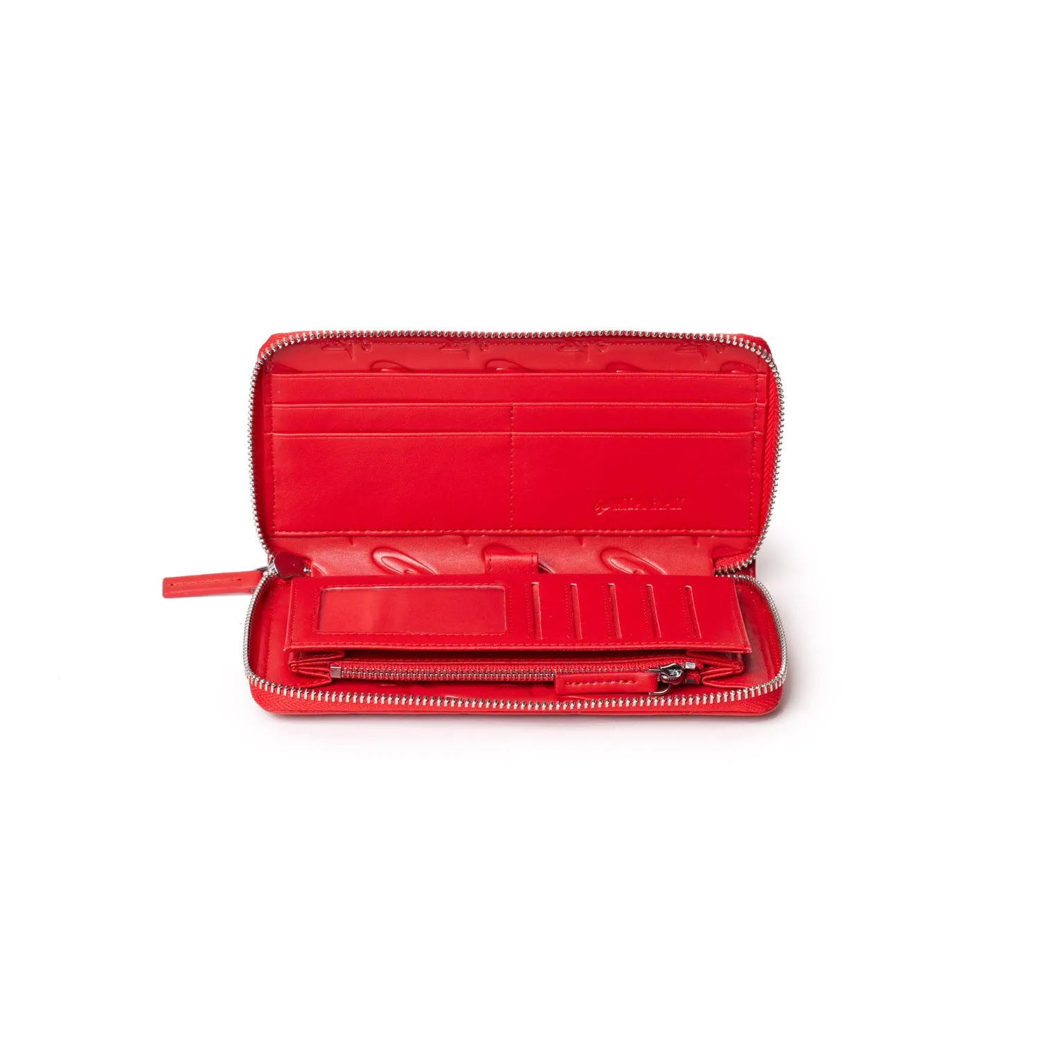 SIGNATURE LOGO STANDARD WALLET RED