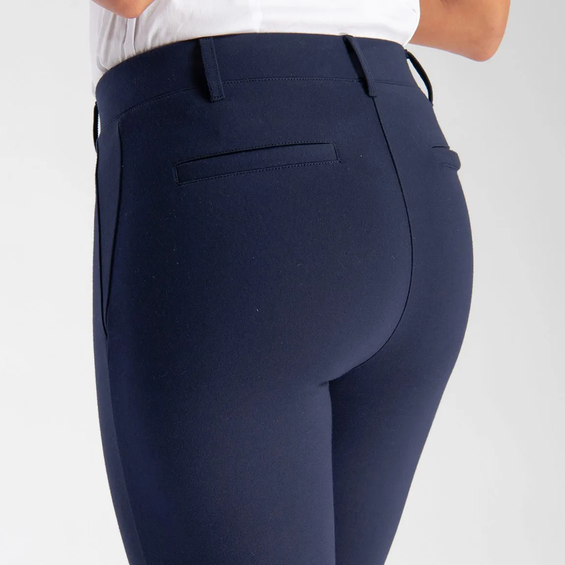 Skinny-Leg | Classic Dress Pant Yoga Pants (Navy)