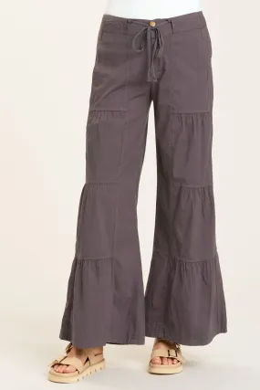 Terraced Wide Leg Pant