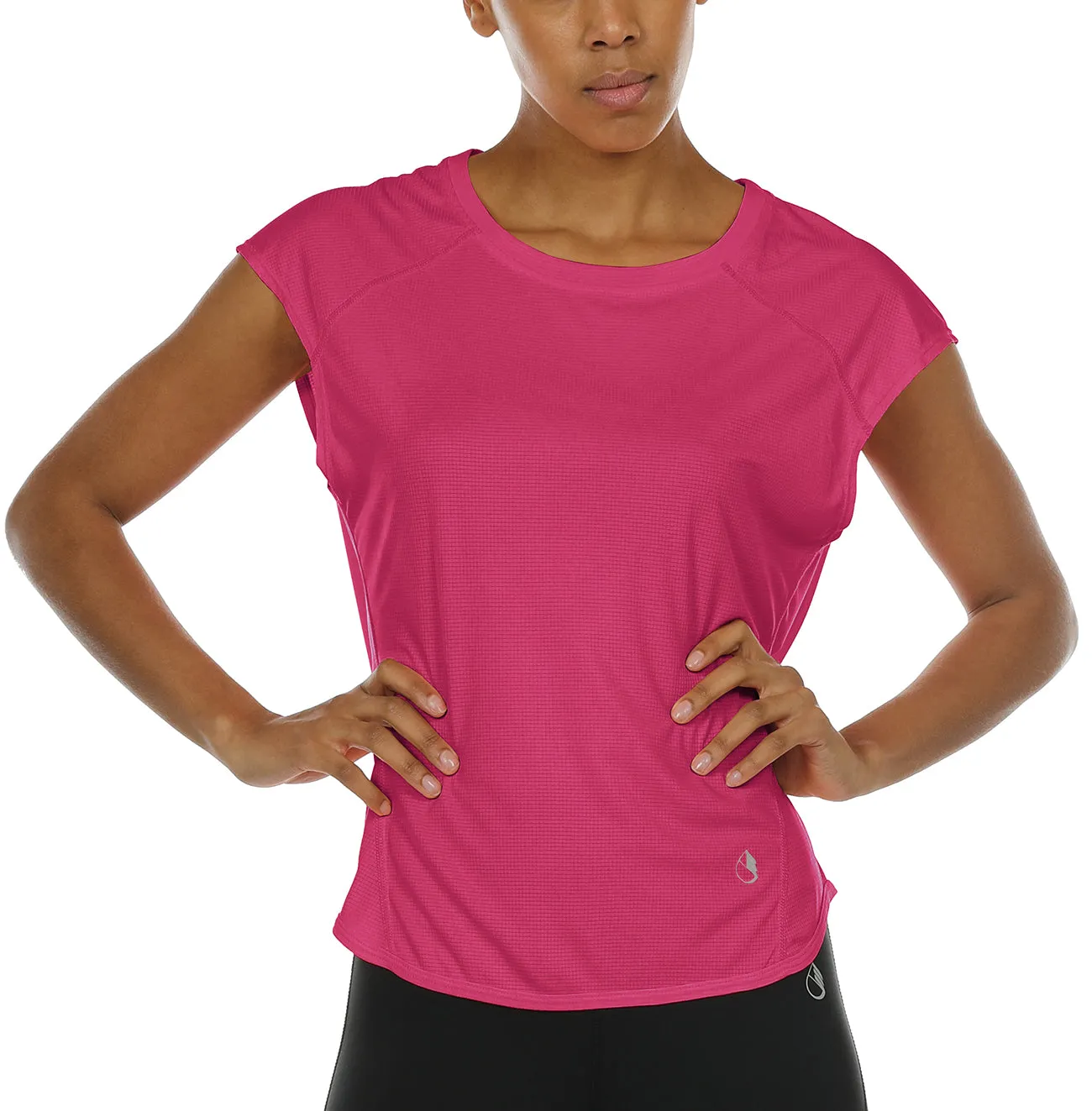 TK19 icyzone Yoga Tops Activewear Raglan Workout Tank Tops Fitness Sleeveless Shirts for Women