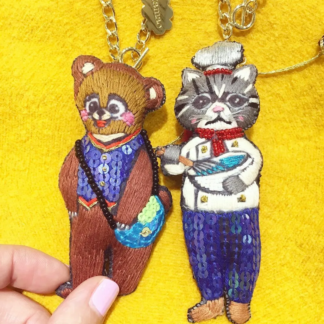 TM - CHB1870 Keychain Chef Cat