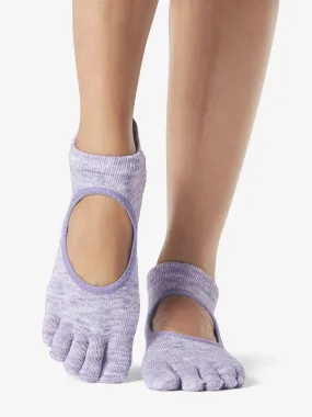 Toesox Grip Full Toe Bellarina - Heather Purple