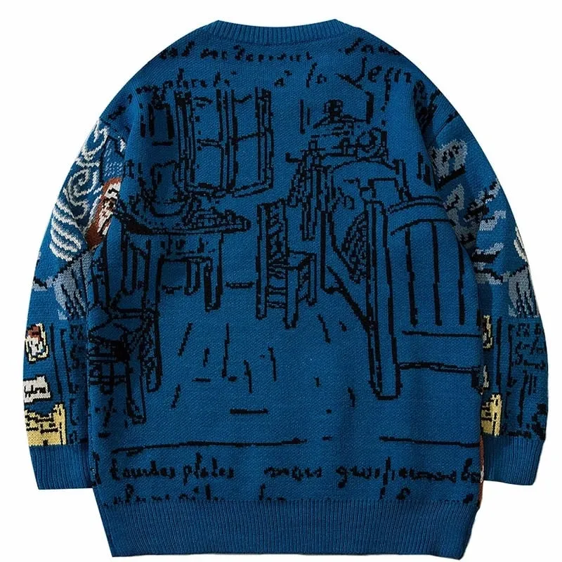 Van Gogh Life Memories Knit Sweater