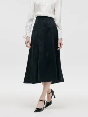 Women Jacquard Mermaid Skirt